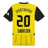 Koszulka Borussia Dortmund Sabitzer 20 Domowe 2024-25 Koszulki Piłkarskie Krótki Rękaw